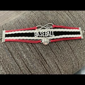 Love baseball bracelet
